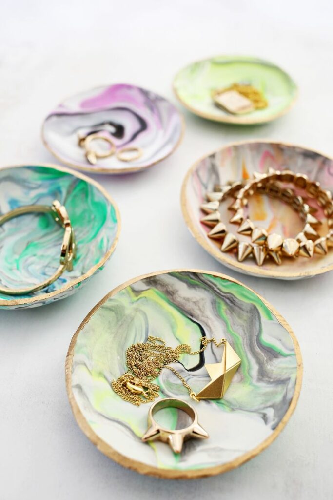 Make Your Own Marble Dish Make Your Own Marble Dish