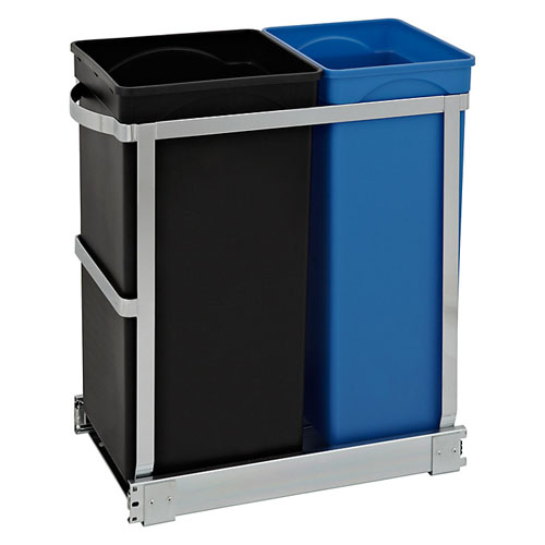 simplehuman Under Counter Pull Out 2 Compartment Recycler 35L