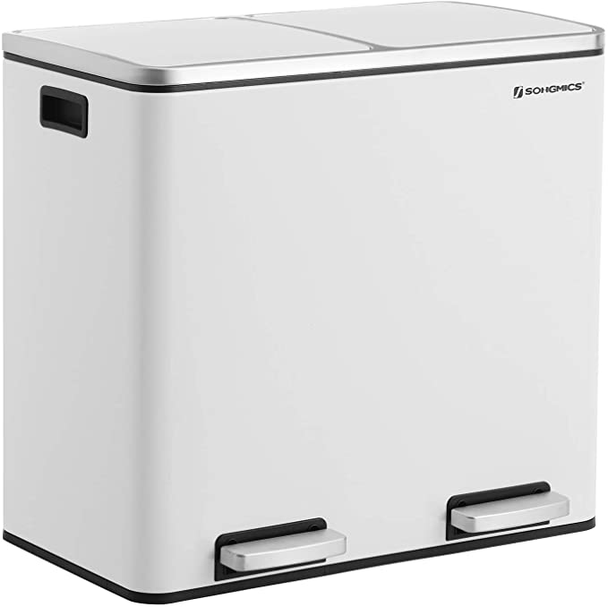 SONGMICS 2 compartments 48 litres in White