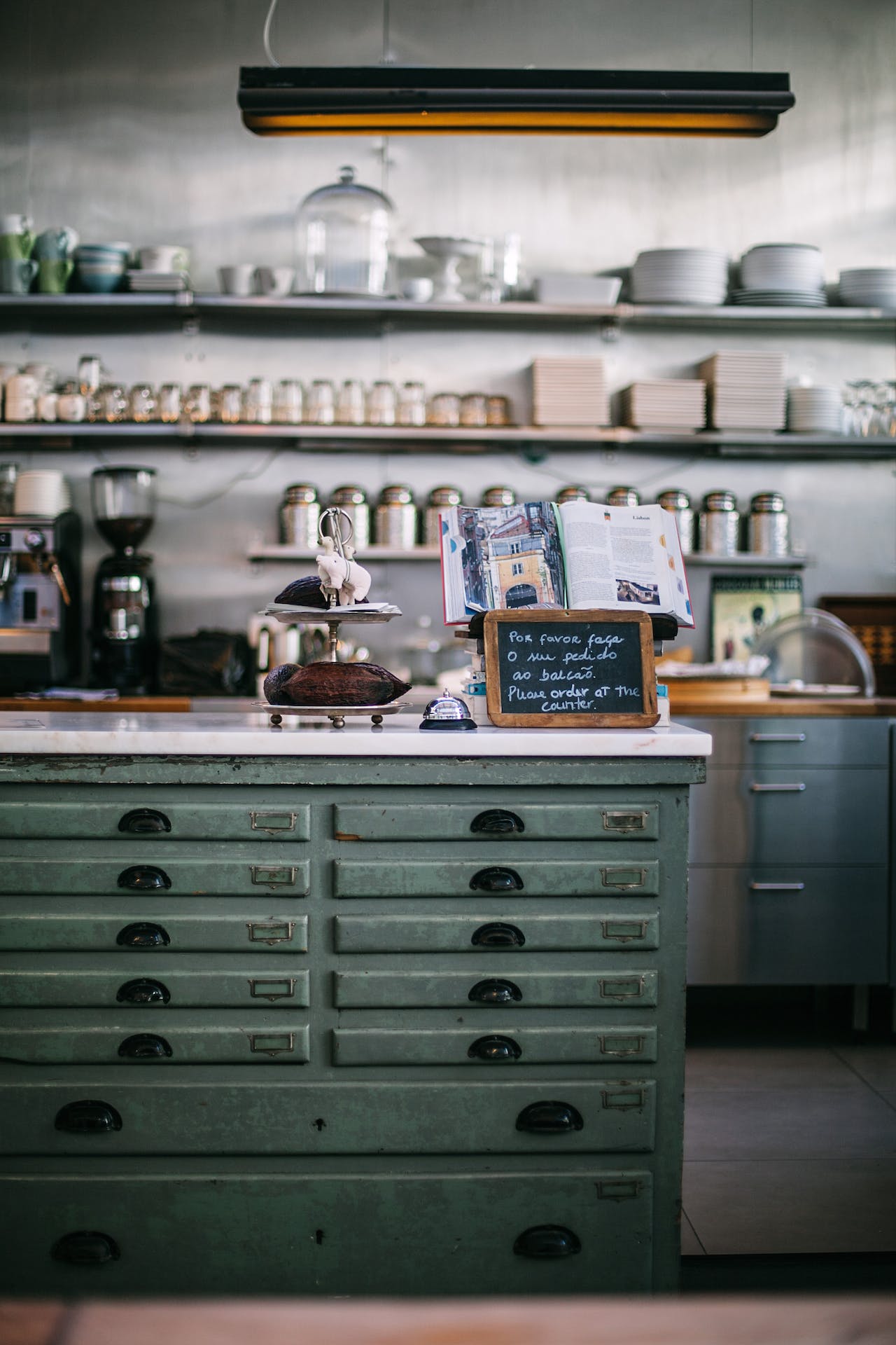 Kitchen island with storage