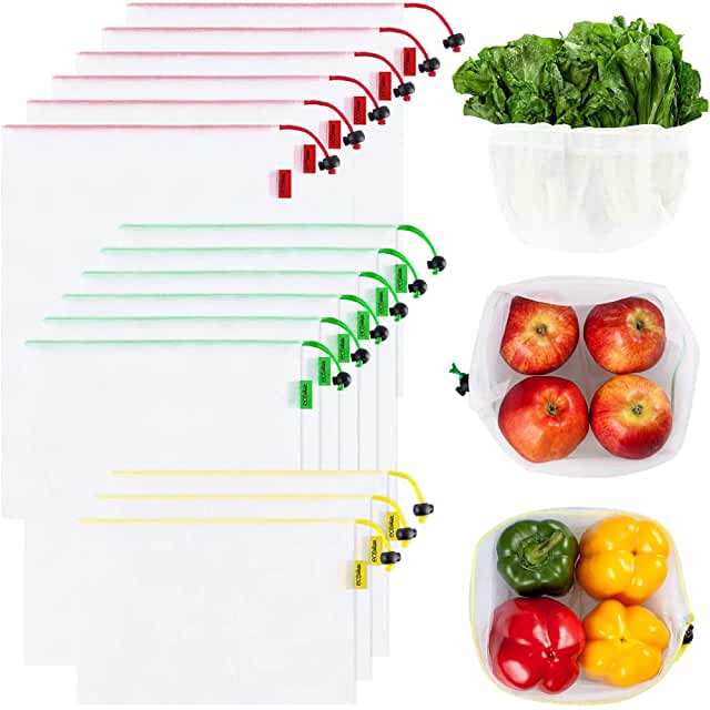 Reusable Mesh Produce Bags Reusable Mesh Produce Bags