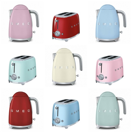 Smeg Kettle Toaster Colours Choices