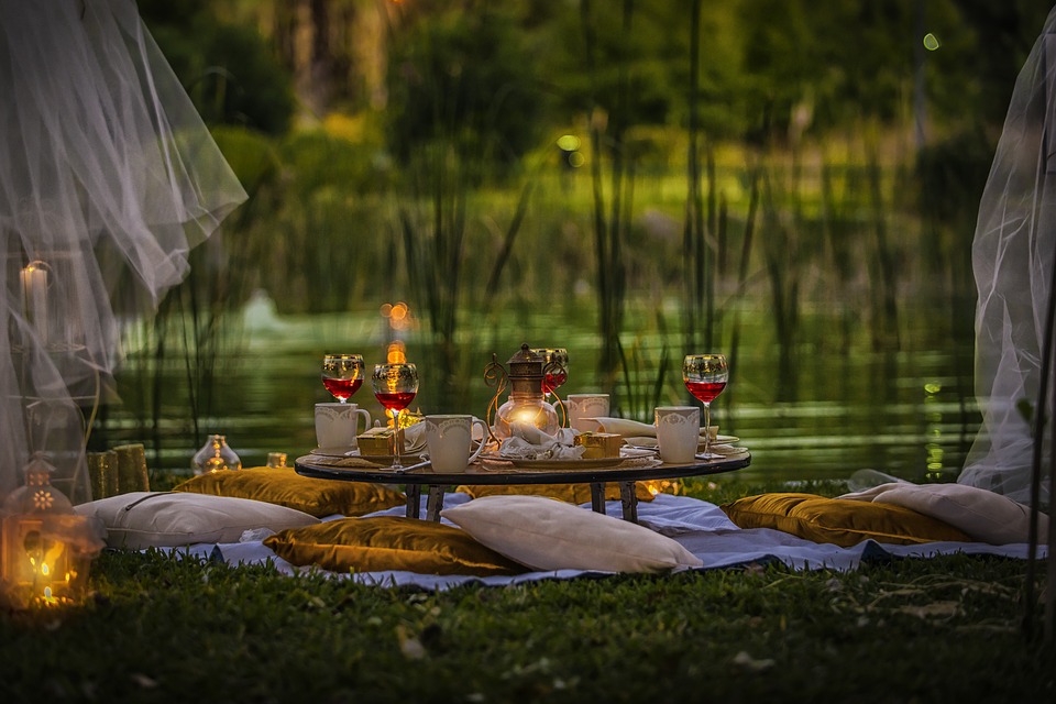 Garden Dining Setup