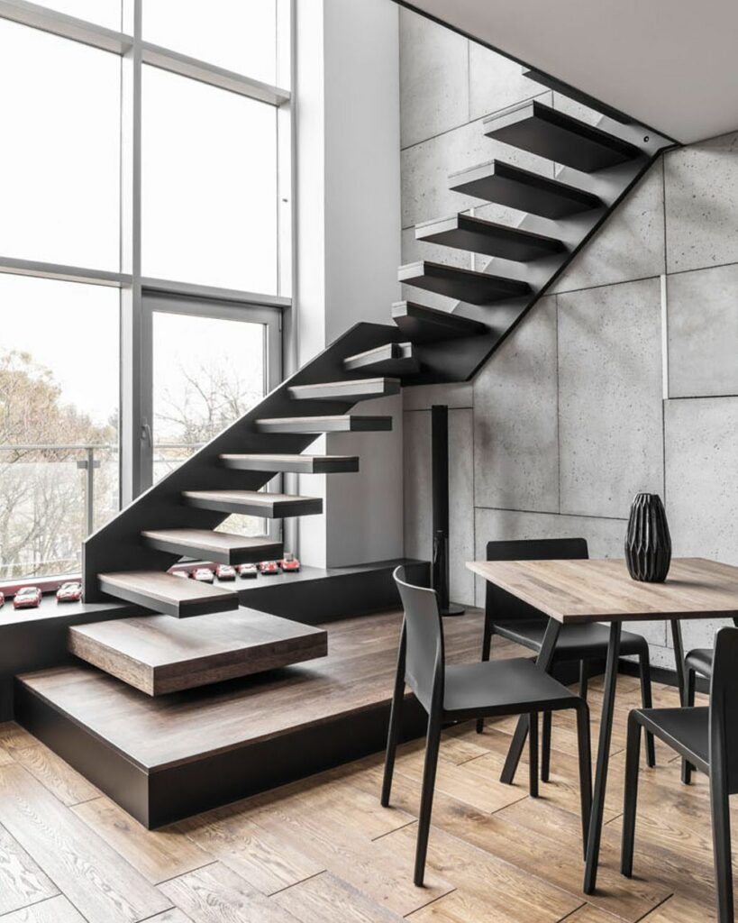 Floating Staircase Design Ideas II: Cantilevered design & beyond ...