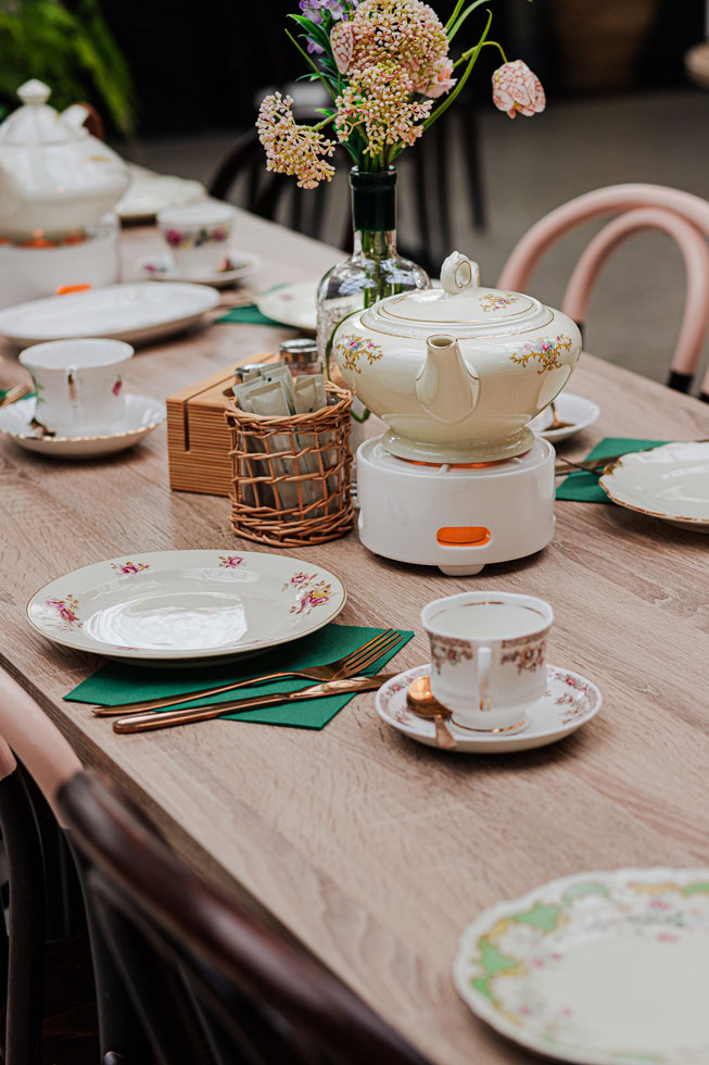 Table Setting for Afternoon Tea