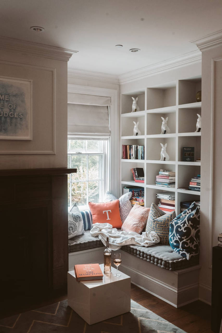 Bookshelf in the Reading Nook