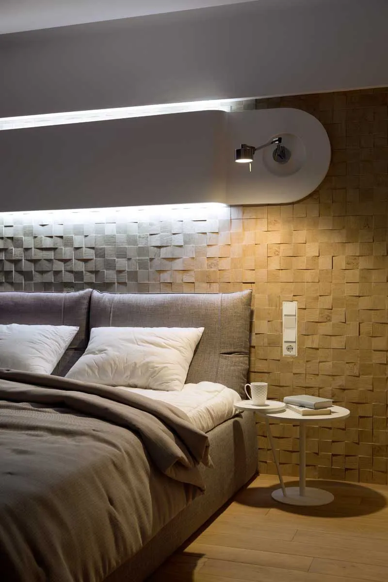 Bedroom Designed by Denis Rakaev Photography by Andrey Avdeenko on Contemporist