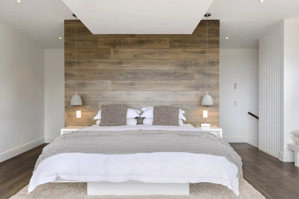 Laminate Feature Wall in the Bedroom - Freshome