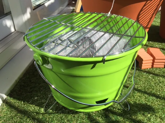 Portable BBQ Bucket Grill