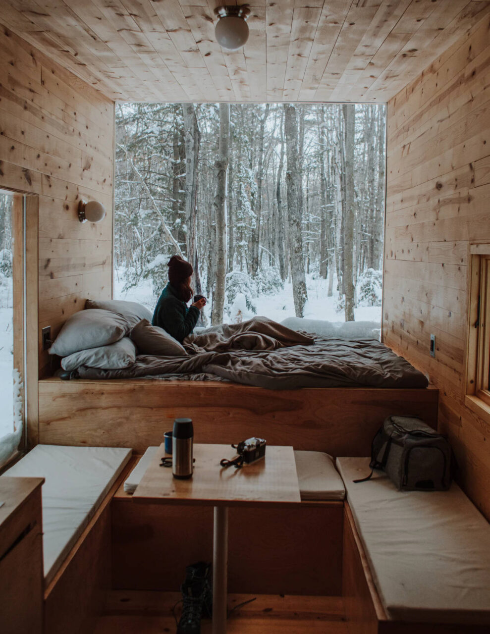 Tiny Home in the Winter