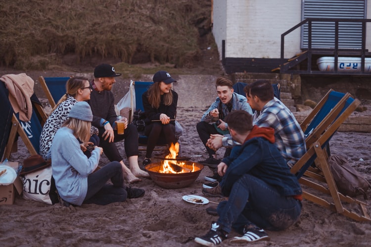 Keep it simple – group camp fire