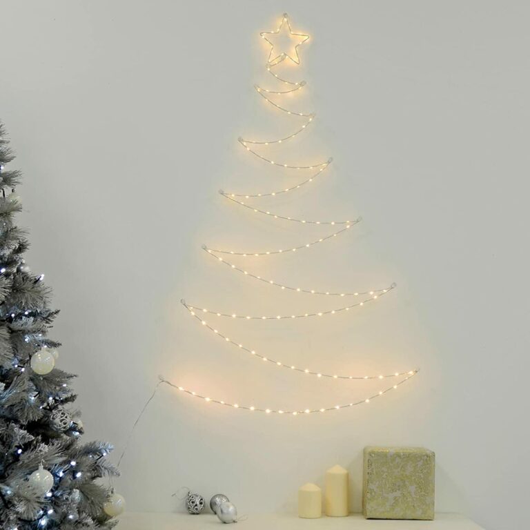 Christmas Tree from String or Wire LED lights