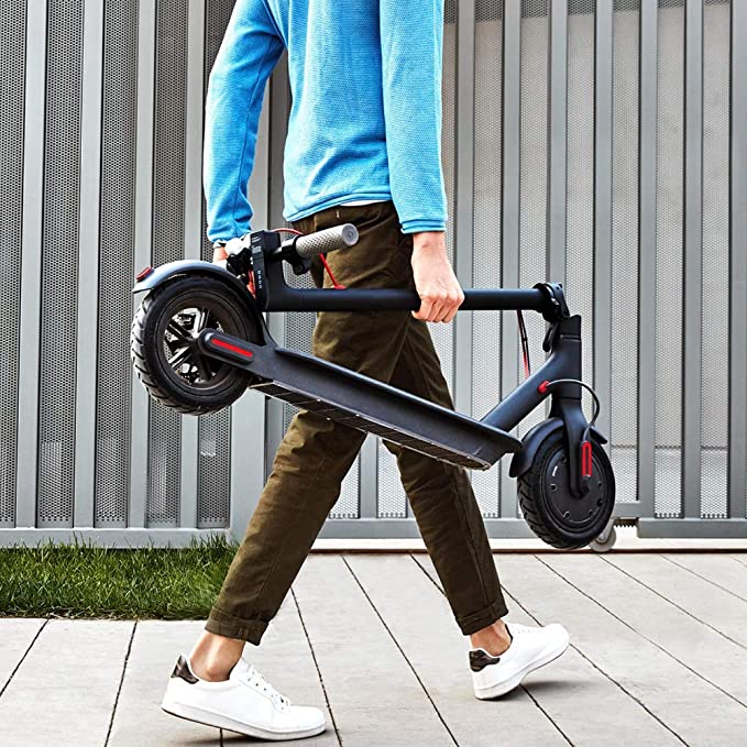 Xiaomi Mi M365 Electric Scooter Folded and Carried