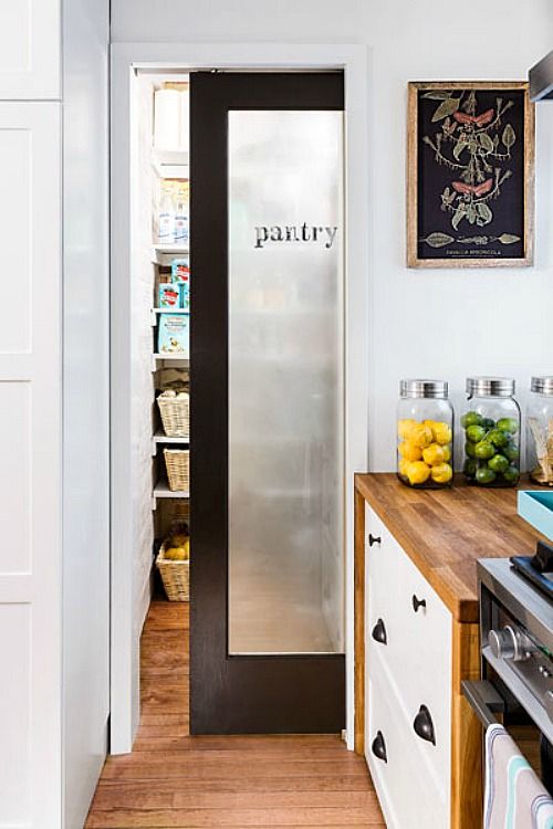 Pantry with Pocket Door by Clean and Scentsible