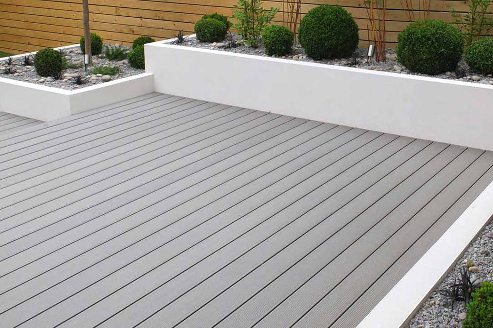 Composite Decking - Wooden Effect Grey