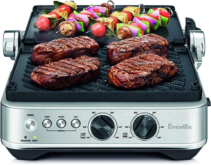 Breville BGR700BSS Sear and Press Grill OPEN