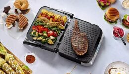 Contact-to-Open-Flat-BBQ-Grill