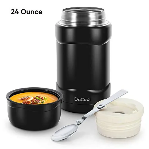 DaCool Hot Food Jar Stainless Steel Vacuum 24oz