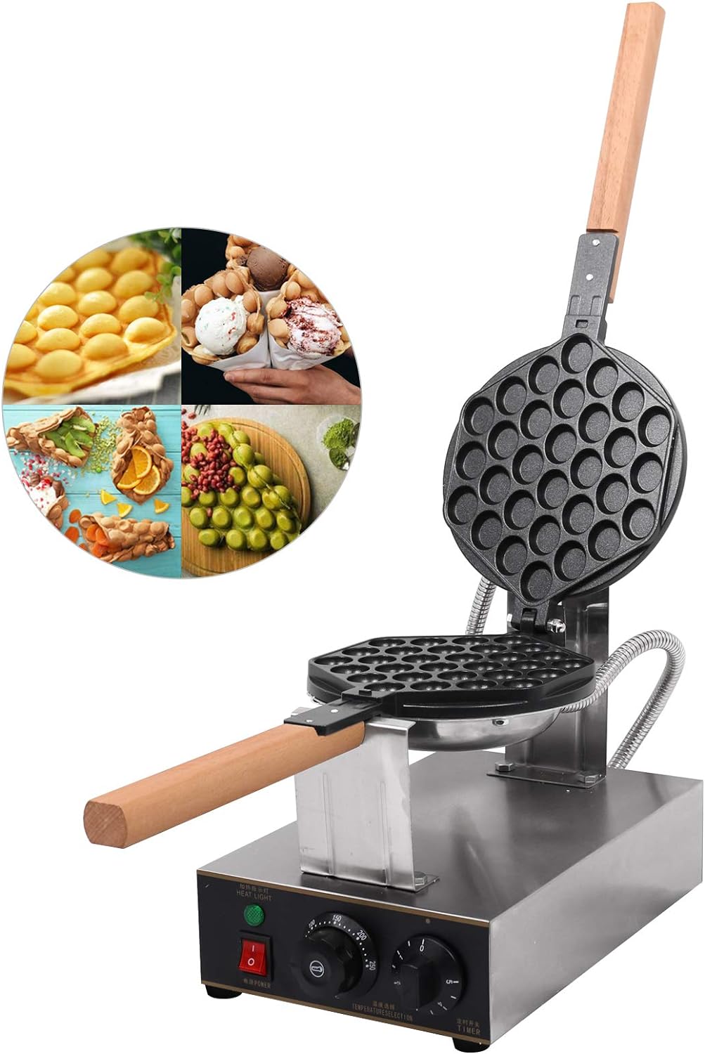 Fayelong Egg Waffle Maker Bubble Waffle