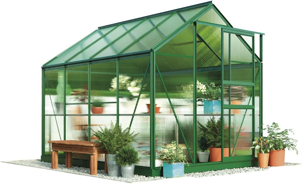 Polycarbonate Greenhouse Large Walk-in Garden