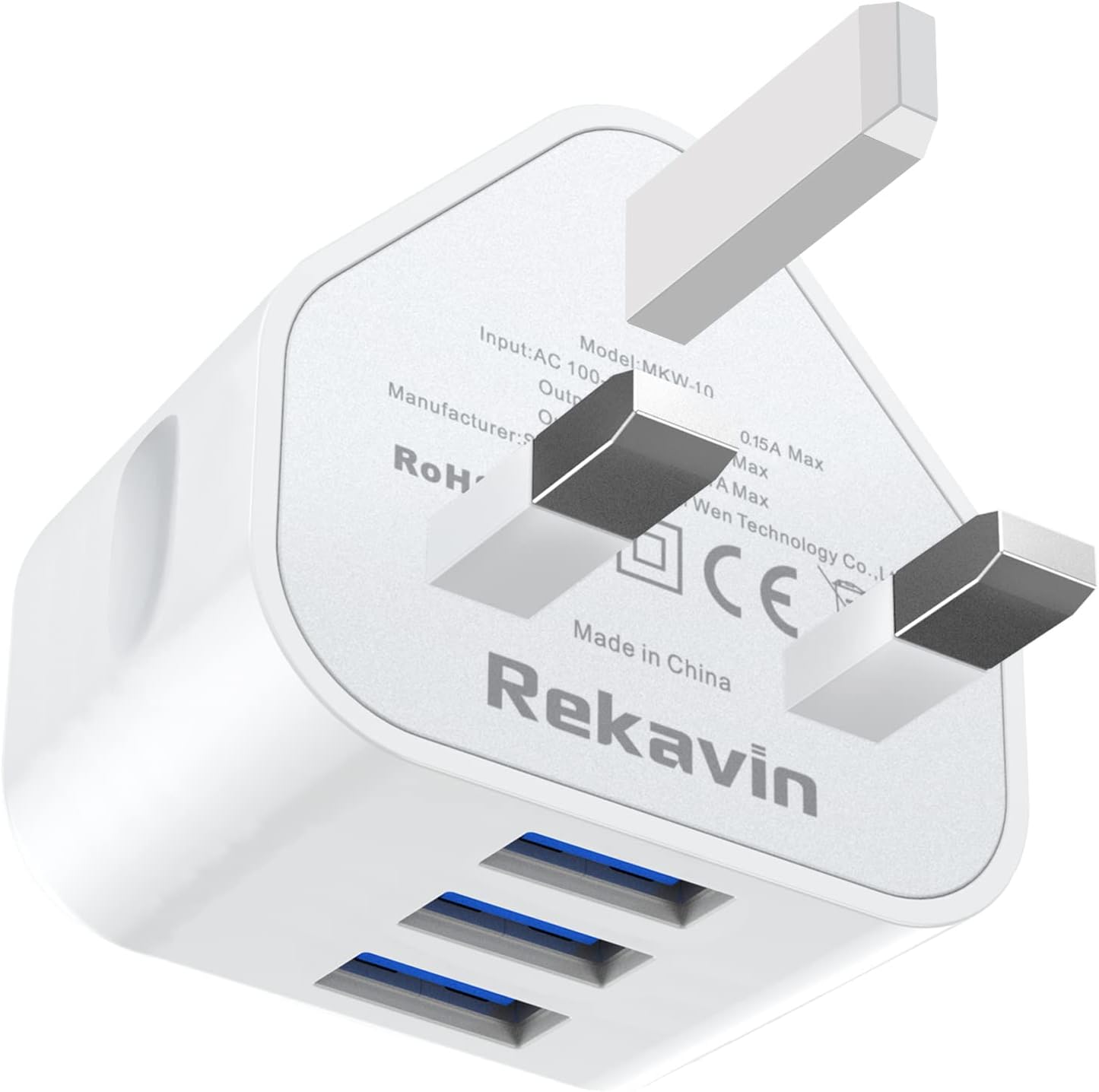 Rekavin Triple Port 12W 3-port Plug