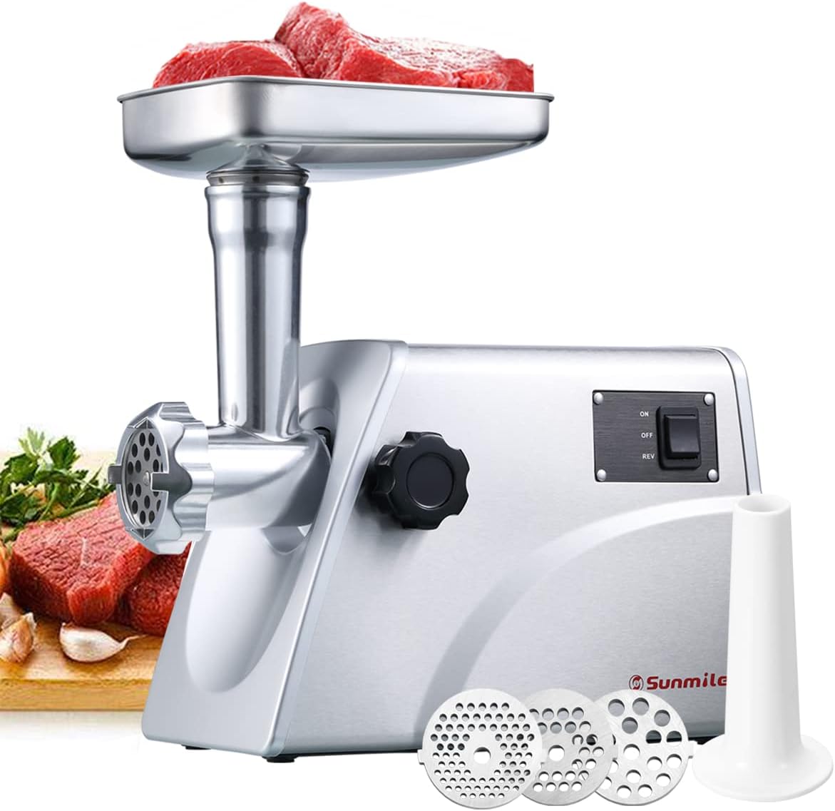 Sunmile SM-G33 Electric Meat Grinder - 1HP 800W