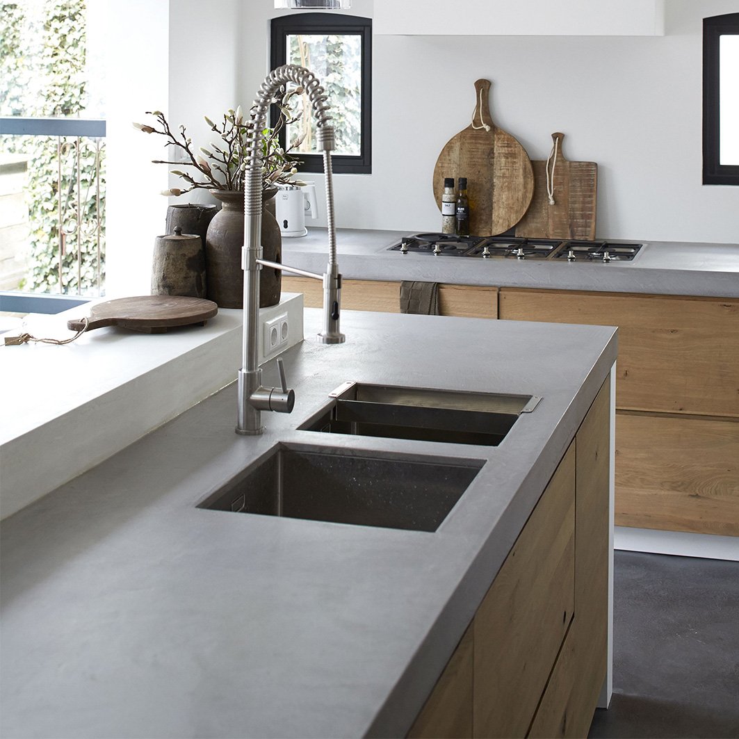 Polished Concrete Worktop – Source: Cemlux