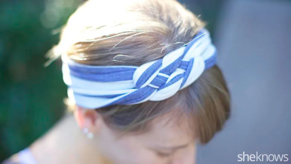 Headbands from old T-shirts