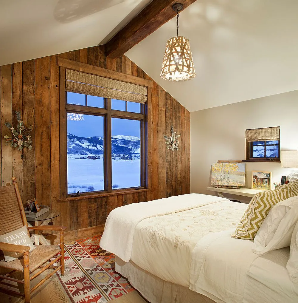 Spacious-serene-rustic-bedroom-reclaimed-wood-accent-view