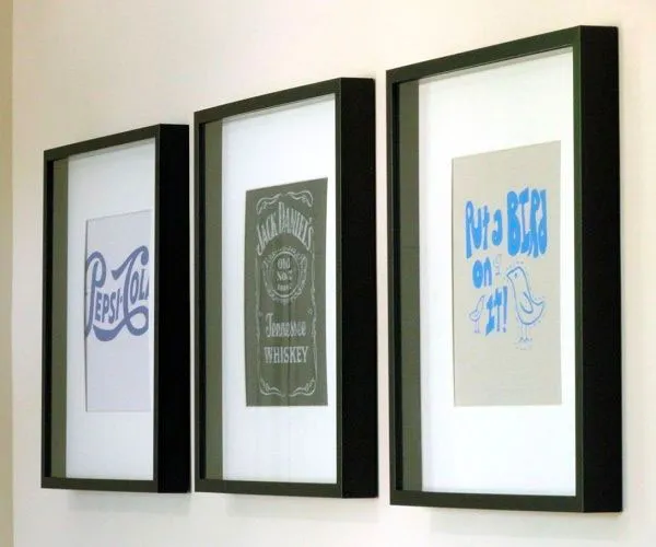 Frame old T-Shirts and Turn Them into Decor