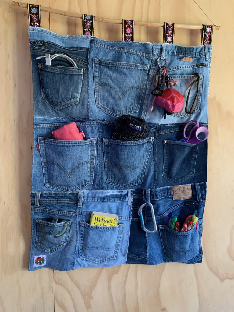 Denim Wall Organiser