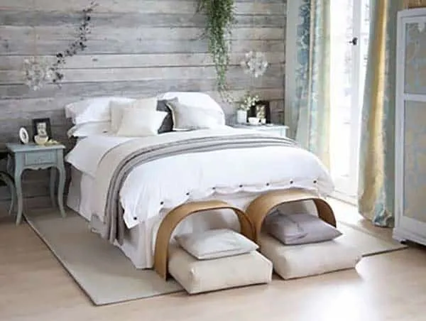 White-Seaside-Bedroom-Suite-with-Wooden-Walls