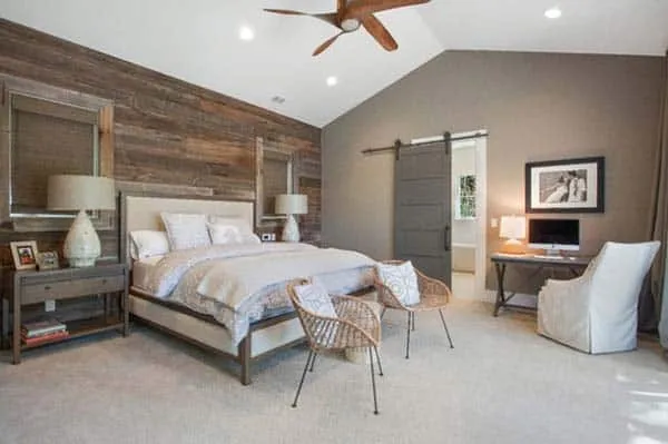 Loft-Room-Wooden-Feature-Wall-Mirrors-Above-Side