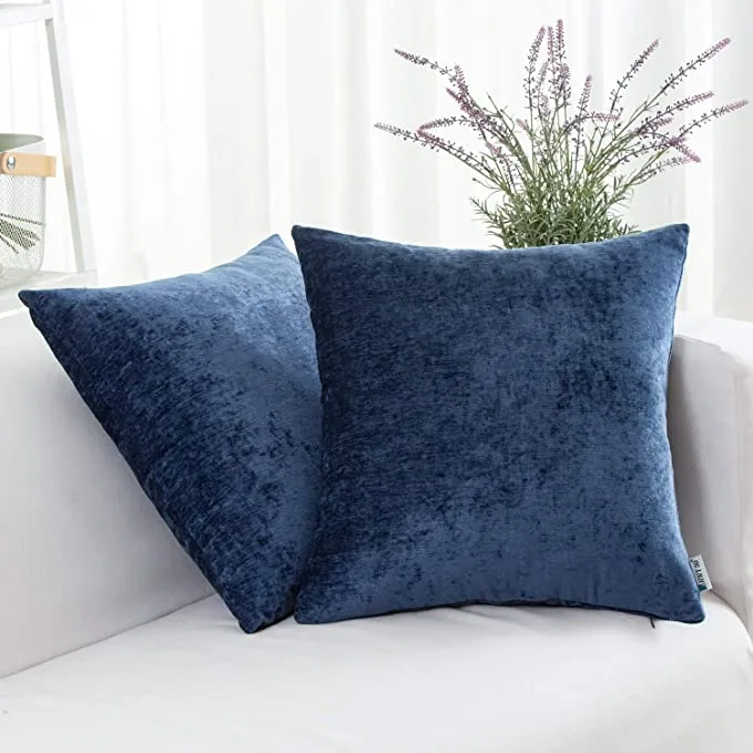 Cashmere Cushion Covers Blue