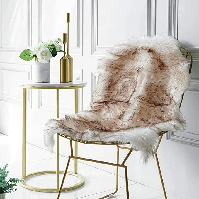 Faux Fur Sheepskin Rug