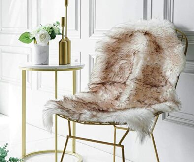 Melanovo-Faux-Fur-Sheepskin-Rug