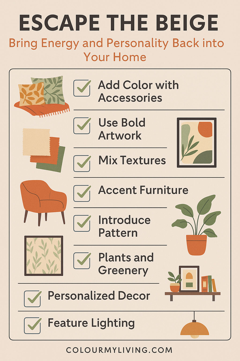 Escape the Beige Graphic Checklist