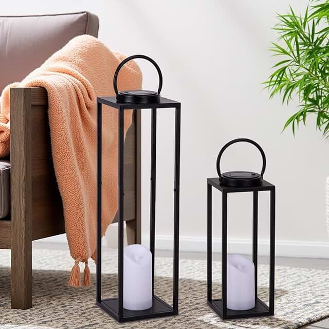 Large Solar Outdoor Lanterns